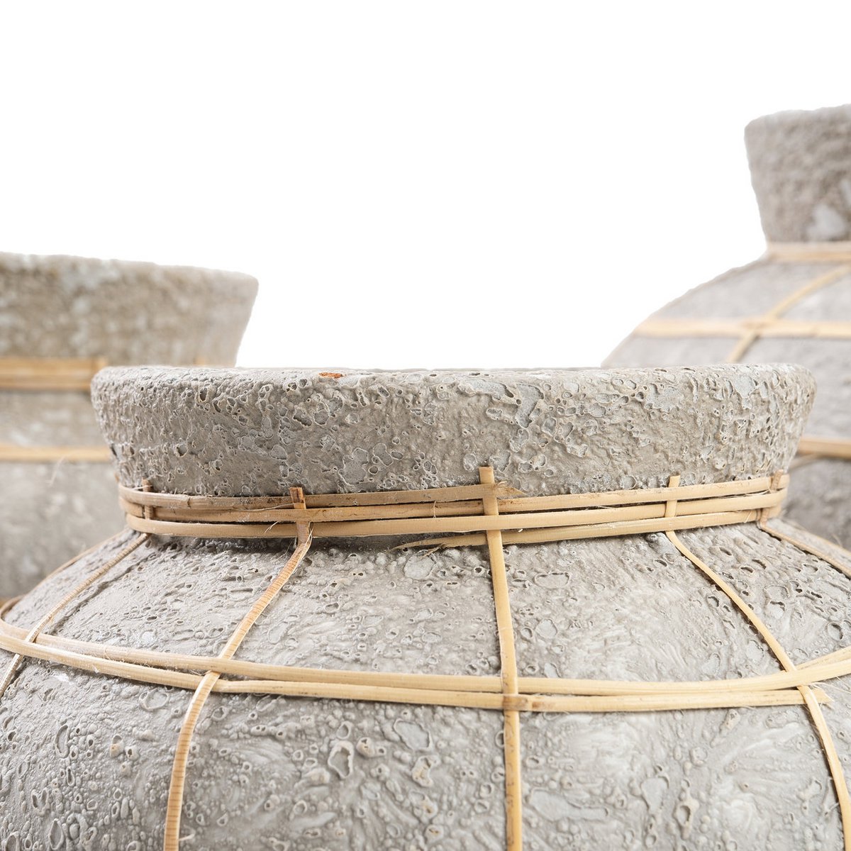 Timeless Handmade Concrete Belly Vase - Artisan Luxury Design
