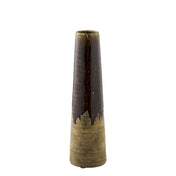 Vase - Vase, ceramic, brown ø11x39 cm