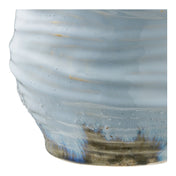 Vase - Vase, ceramic, light blue ø19,5x22,5