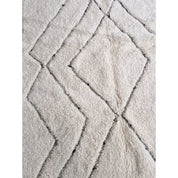 Luxury Handmade Beni Ouarain Rug Crafted from Natural Wool