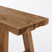 Artisan Handmade Luxury Bench - Timeless Design in Brown