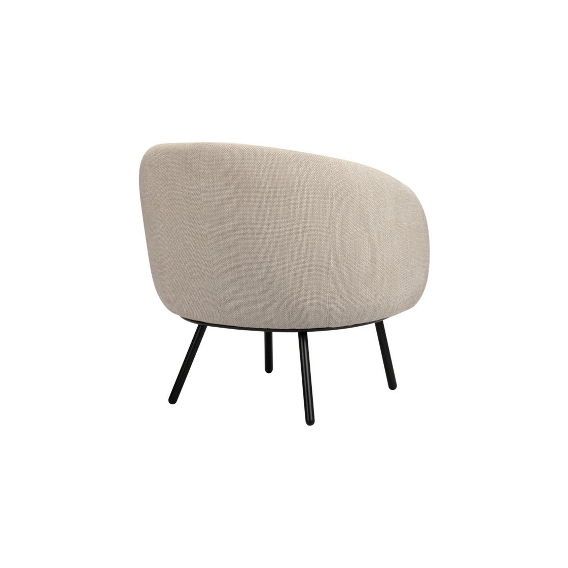 Timeless Handmade Beige Lounge Chair with Premium Natural Materials