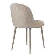 Elegant Hand-Finished Egg Chair Set in Cream, Minimalist Design
