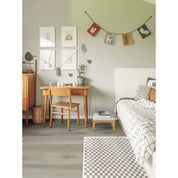 Timeless Handmade Luxury Checkers Rug in Natural Materials