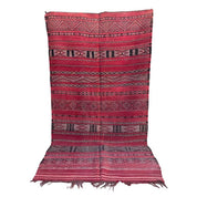 Timeless Handmade Moroccan Berber Wool Carpet, 150 x 282 cm