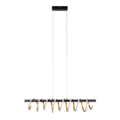 Lustre suspendu de luxe artisanal à DEL pour une élégance de design intemporelle