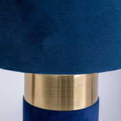 Lampe de table bleue or de Mary