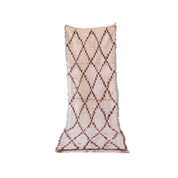 Handcrafted Moroccan Berber Carpet in Premium Wool, 98x278 cm