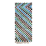 Luxury Handmade Artisan Moroccan Berber Wool Carpet 76x182 cm