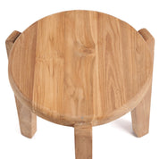 Luxury Handmade Artisan Seseh Side Table in Natural Design