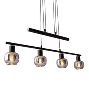Handcrafted Luxury Pendant Lamp in Premium Smoke Glass Design