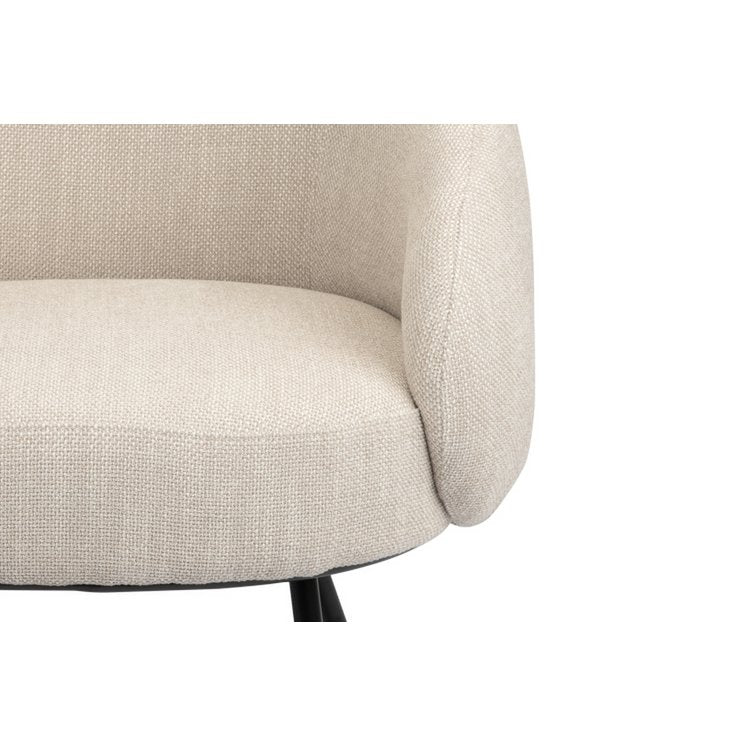 Timeless Handmade Beige Lounge Chair with Premium Natural Materials