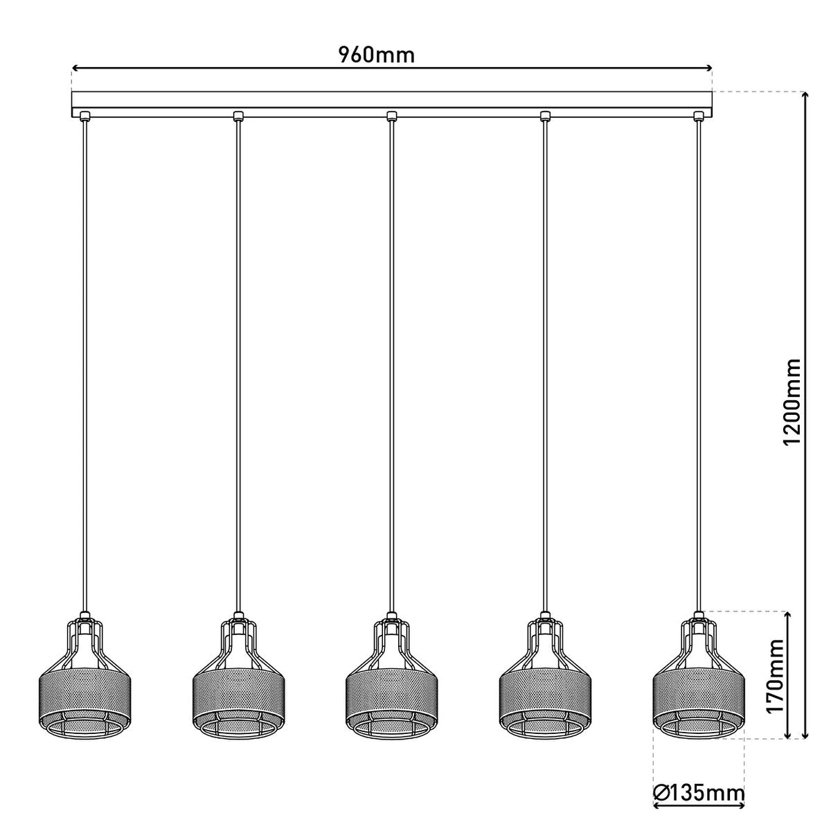 Timeless Artisan Pendant Light in Black and Gold Luxury Design
