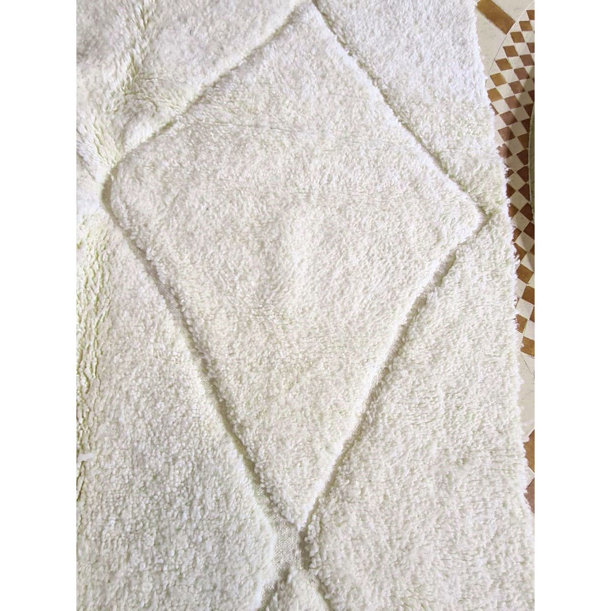 Handcrafted Luxury Beni Ouarain Rug in Premium Wool Design