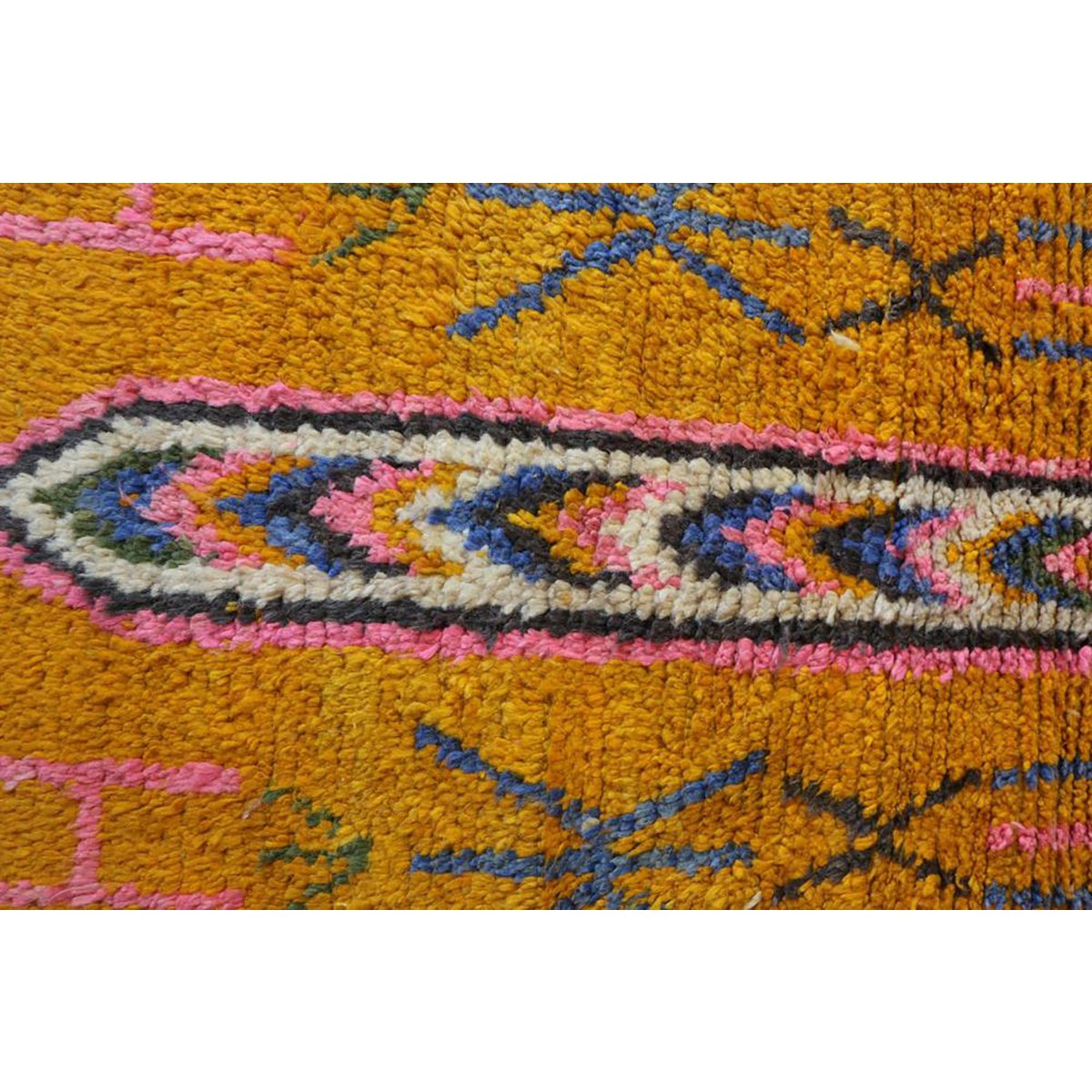 Timeless Handmade Moroccan Wool Berber Carpet, Premium Design