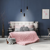 Lustre suspendu en métal noir fait main intemporel - Conception artisanale