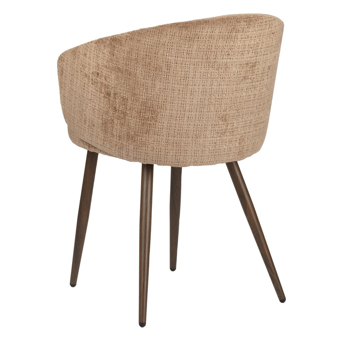FANNUR PTP Luna Chair Set: Elegant Minimalist Design in Caramel