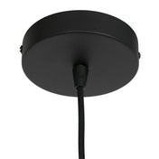 Lampe suspendue Kairo en hêtre/noir bambou