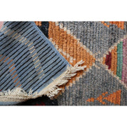 Handcrafted Berber Wool Carpet - Timeless Luxury Design 74x351cm