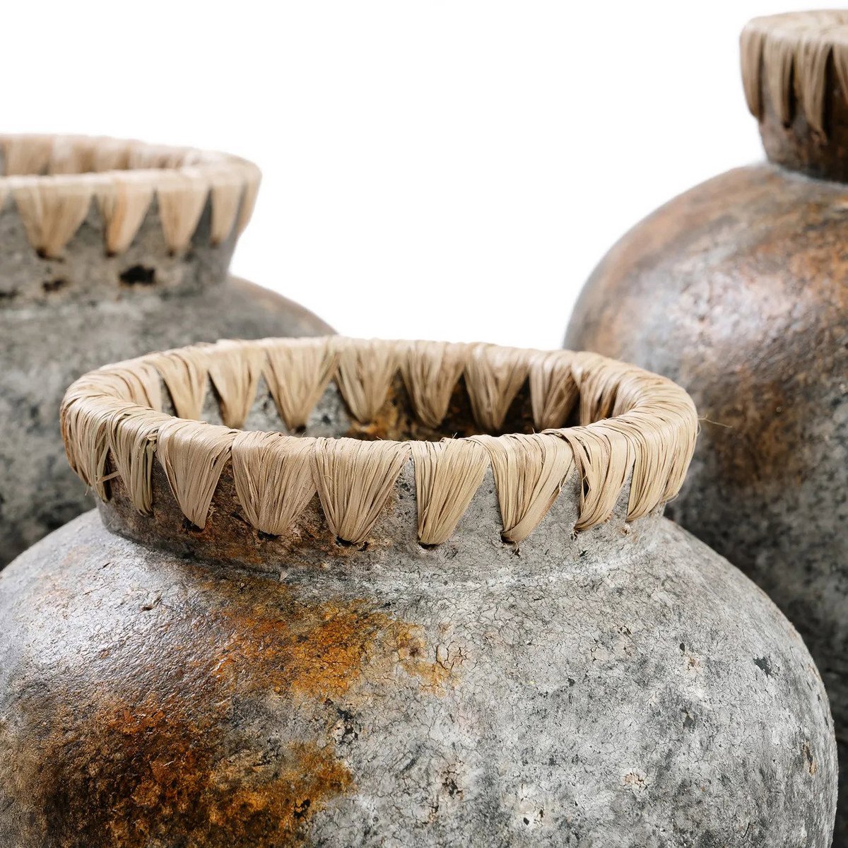 Timeless Artisan Vase in Antique Grey - Curated Luxury Design
