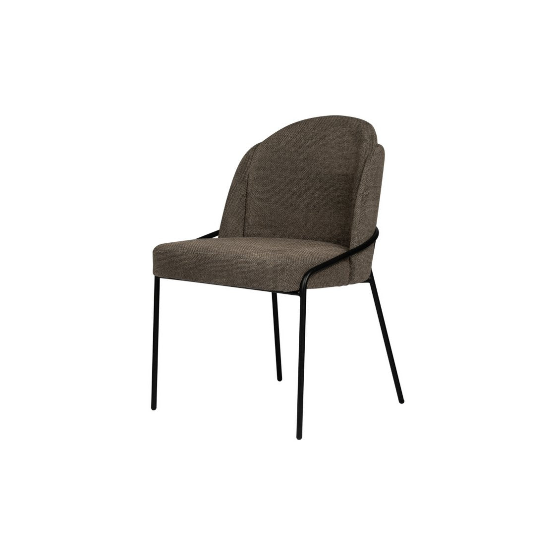Refined Taupe Fjord Chair Set - Elegant, Hand-Finished Craftsmanship