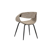 Elegant Hand-Finished Whale Chair Set in Neutral Tones