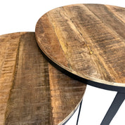 Handcrafted Artisan Coffee Table Set