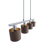 Lampe suspendue de luxe artisanale à finition satinée naturelle