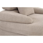 Timeless Handmade Lounge Chair in Premium Beige Natural Design
