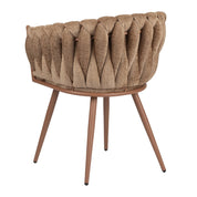 Sophisticated Hand-Finished Wave Chairs in Organic Neutral Tones