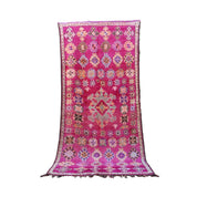 Timeless Luxury Handmade Moroccan Berber Wool Carpet 202x424