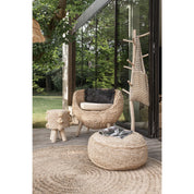 Flores raffia pouf