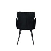 Elegant Black Wing Chairs, Hand-Finished Artisan Craftsmanship