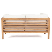 Curated Luxury Artisan Two-Seater Sofa in Natural Materials
