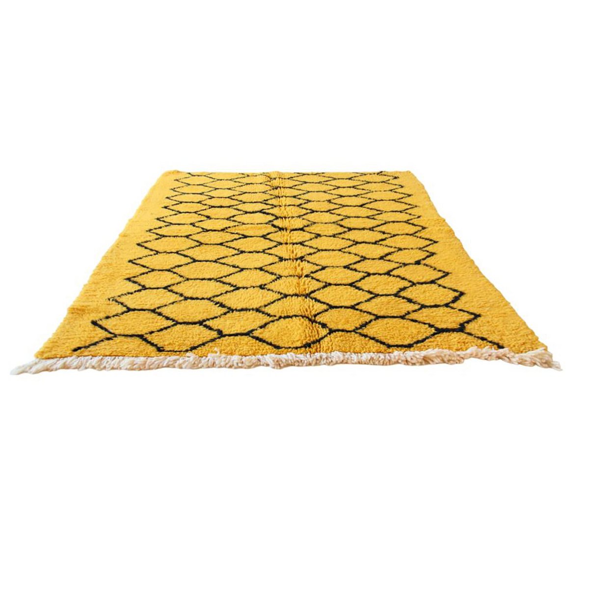 Handmade Moroccan Berber Carpet - Timeless Artisan Design 160x247 cm