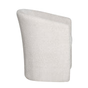 Fauteuil Charly en tissu bouclé sable