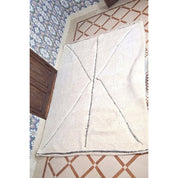 Handcrafted Luxury Berber Carpet in Timeless Wool Design 227x300 cm