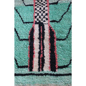 Timeless Handmade Berber Wool Carpet in Premium Design 81x294 cm