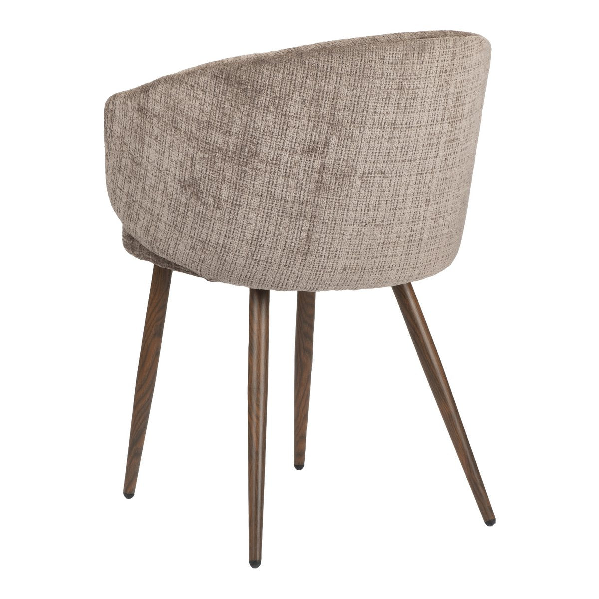 Refined Mink Luna Chairs - Hand-Finished Artisanal Elegance