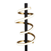 Lampe sur pied LED artisanale intemporelle - Design de maître d'art luxueux