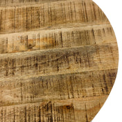 Table basse en métal noir Orbita