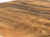 Table d'appoint en bois de tabac Lexara