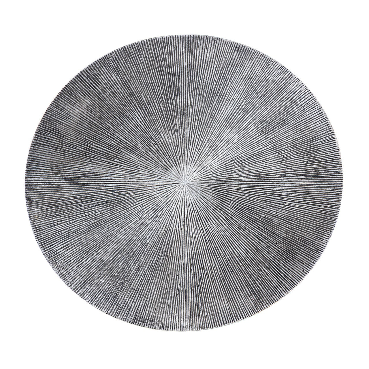 Ensemble de tables d'appoint latérales en aluminium argenté Calvera