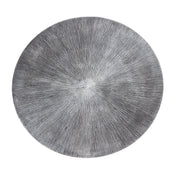 Ensemble de tables d'appoint latérales en aluminium argenté Calvera