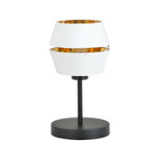 Lampe de table Lunor en or blanc