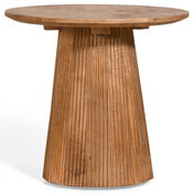 Table d'appoint ronde Sanne – bois de manguier brun clair