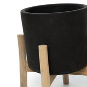 Timeless Black Charcoal Artisan Design - Handmade Luxury Statement