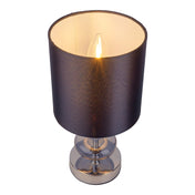 Lampe de table de luxe artisanale en noir - Design intemporel d'artisan