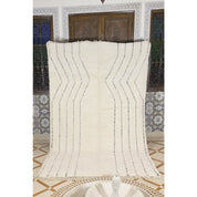 Handcrafted Luxury Berber Rug in Timeless Khémisset Design