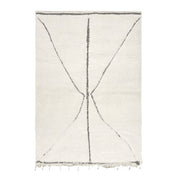 Handcrafted Luxury Berber Carpet in Timeless Wool Design 227x300 cm